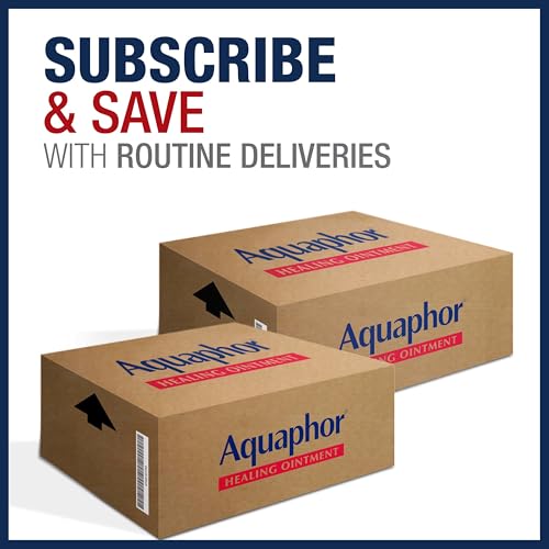 Aquaphor Healing Ointment, Advanced Therapy Skin Protectant, Multi-Purpose Healing Ointment and Body Moisturizer, For Dry, Cracked Skin, Minor Cuts and Burns, 14 Oz Jar