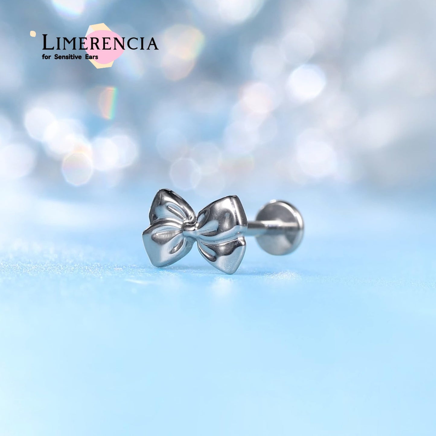 limerencia F136 Titanium Hypoallergenic Piercing Jewelry 18G 6mm 8mm 10mm Flat Back Internally Threaded Implant Grade Climber Stud Crawler Earrings For Cartilage,Tragus,Helix,Conch,Nose,Lip(1pc)