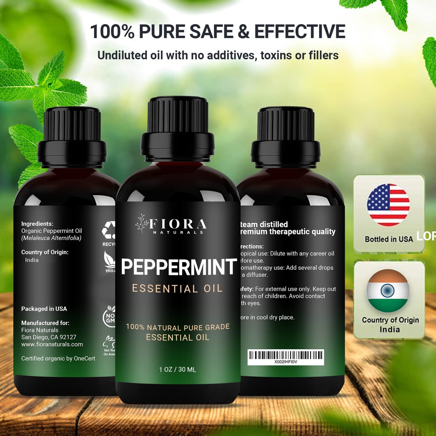 Tea Tree Oil – 100% Pure Organic Tea Tree Essential Oil for Skin, Face, Hair, Scalp, Nails, and Toenail – Therapeutic Grade Tree Tea Oil for Acne & Hair Growth – 1 fl oz - by Fiora Naturals