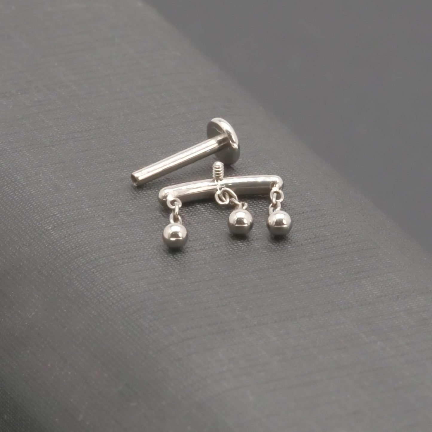 limerencia Hypoallergenic Titanium ASTM F136-18G 6mm 8mm 10mm Flat Back Internal Thread Stud Earring Piercing Jewelry for Tragus Helix Conch Cartilage Nose Lip(1pc)