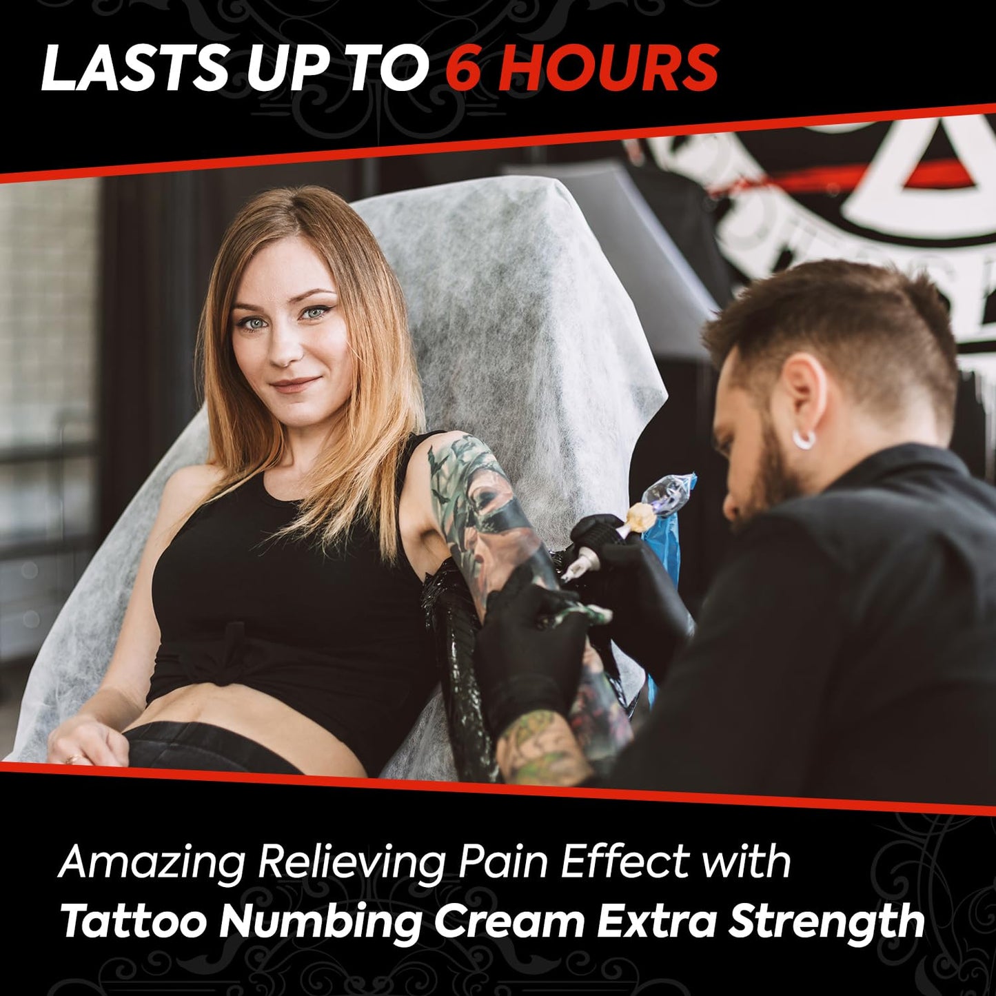 Numbing Cream Extra Strength: Relief Long Lasting & Fast-Absorbing with Emu Oil and Arnica — Non-Greasy 50 mL