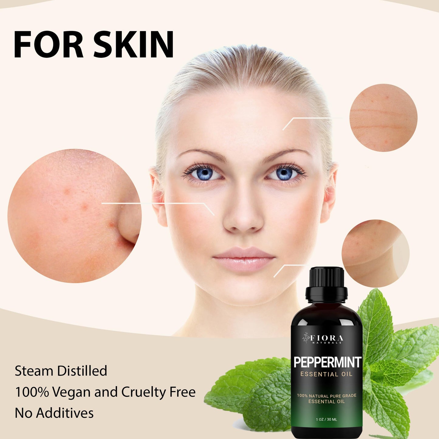 Tea Tree Oil – 100% Pure Organic Tea Tree Essential Oil for Skin, Face, Hair, Scalp, Nails, and Toenail – Therapeutic Grade Tree Tea Oil for Acne & Hair Growth – 1 fl oz - by Fiora Naturals